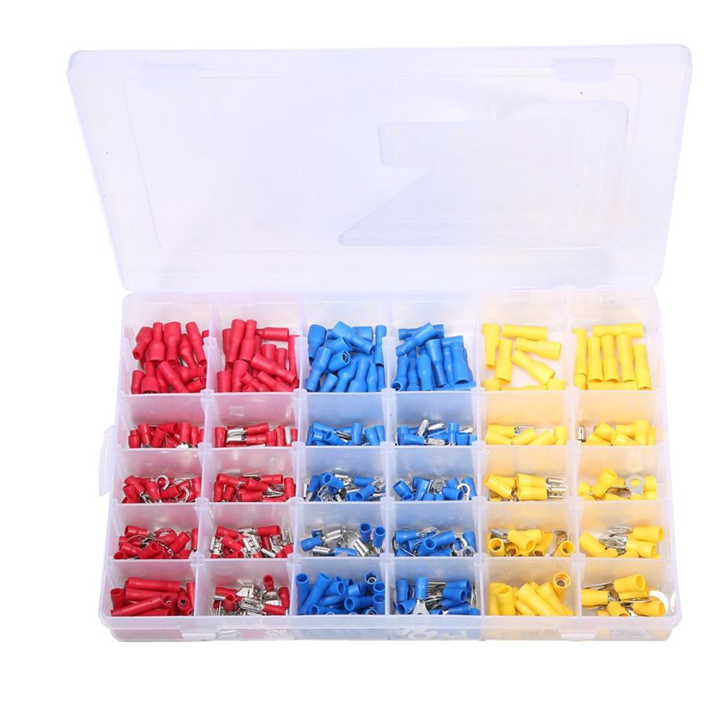 480x Electrical Connector Assorted Insulated Crimp Terminals