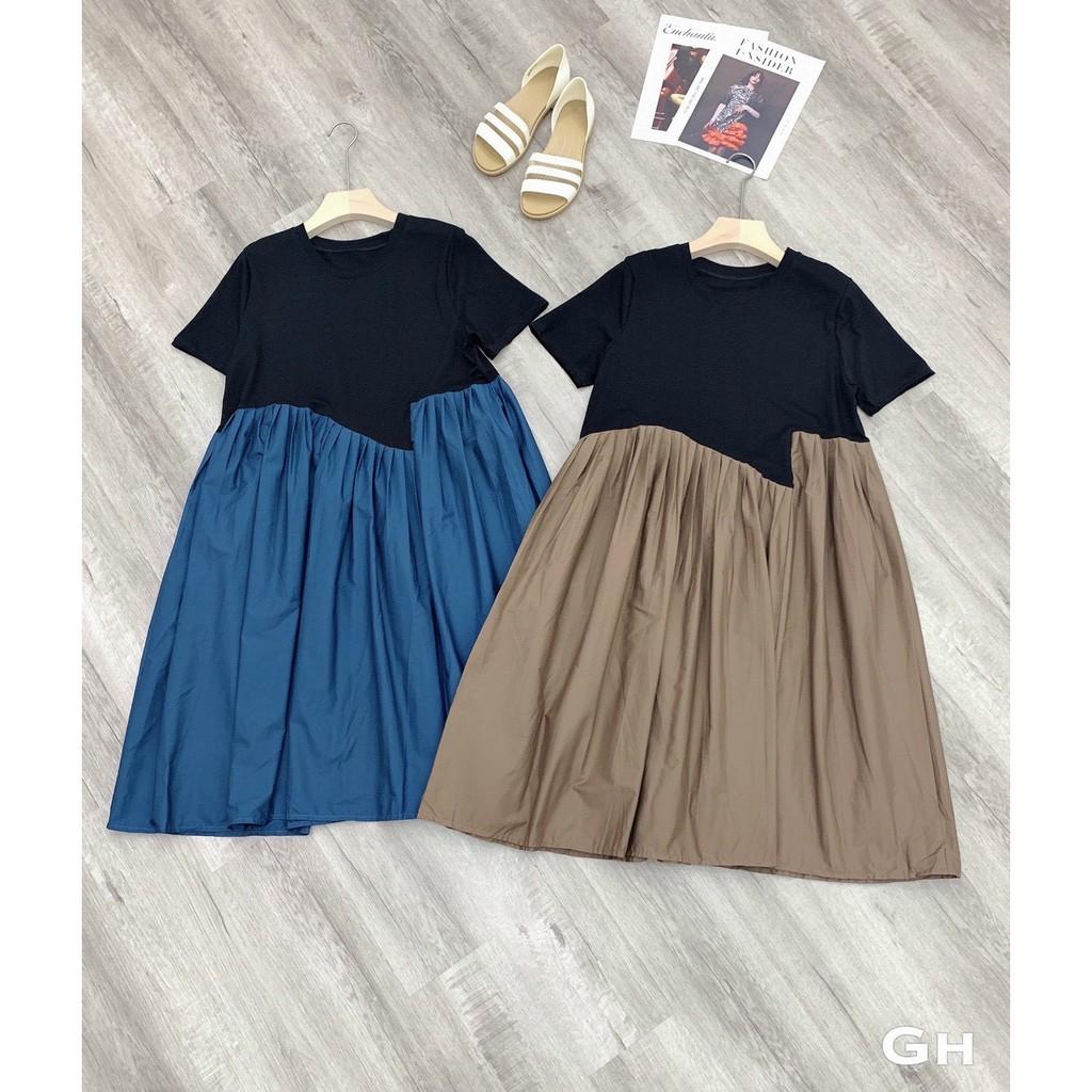Váy bầu đầm bầu cao cấp️chất lụa Hàn mát mềm mịnthiết kế sang chảnhmặc đi làm đi chơi đều đc️free size