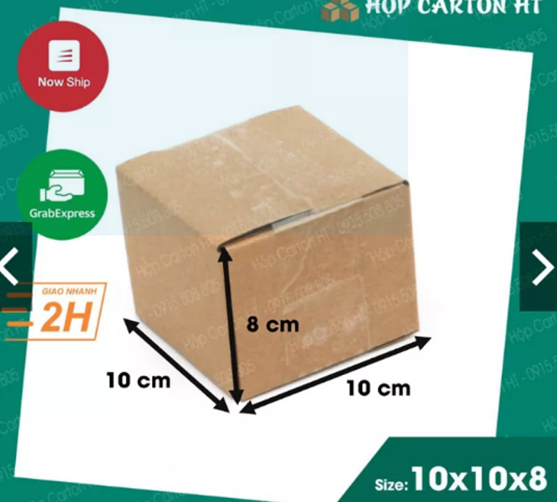 Combo 20 hộp carton Juno Sofa KT 10x10x8cm thùng giấy cod gói hàng
