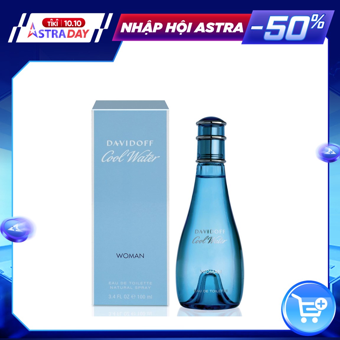 Nước hoa nữ DAVIDOFF COOL WATER EDT 100ml