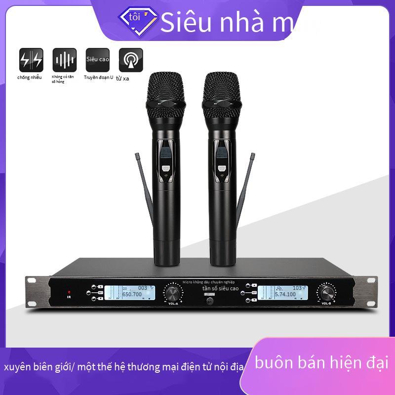Khuyến mại cặp hồng ngoại mới tần số micro không dây U-segment một trong hai biểu diễn sân khấu chuyên nghiệp hội nghị ktv micro không dây