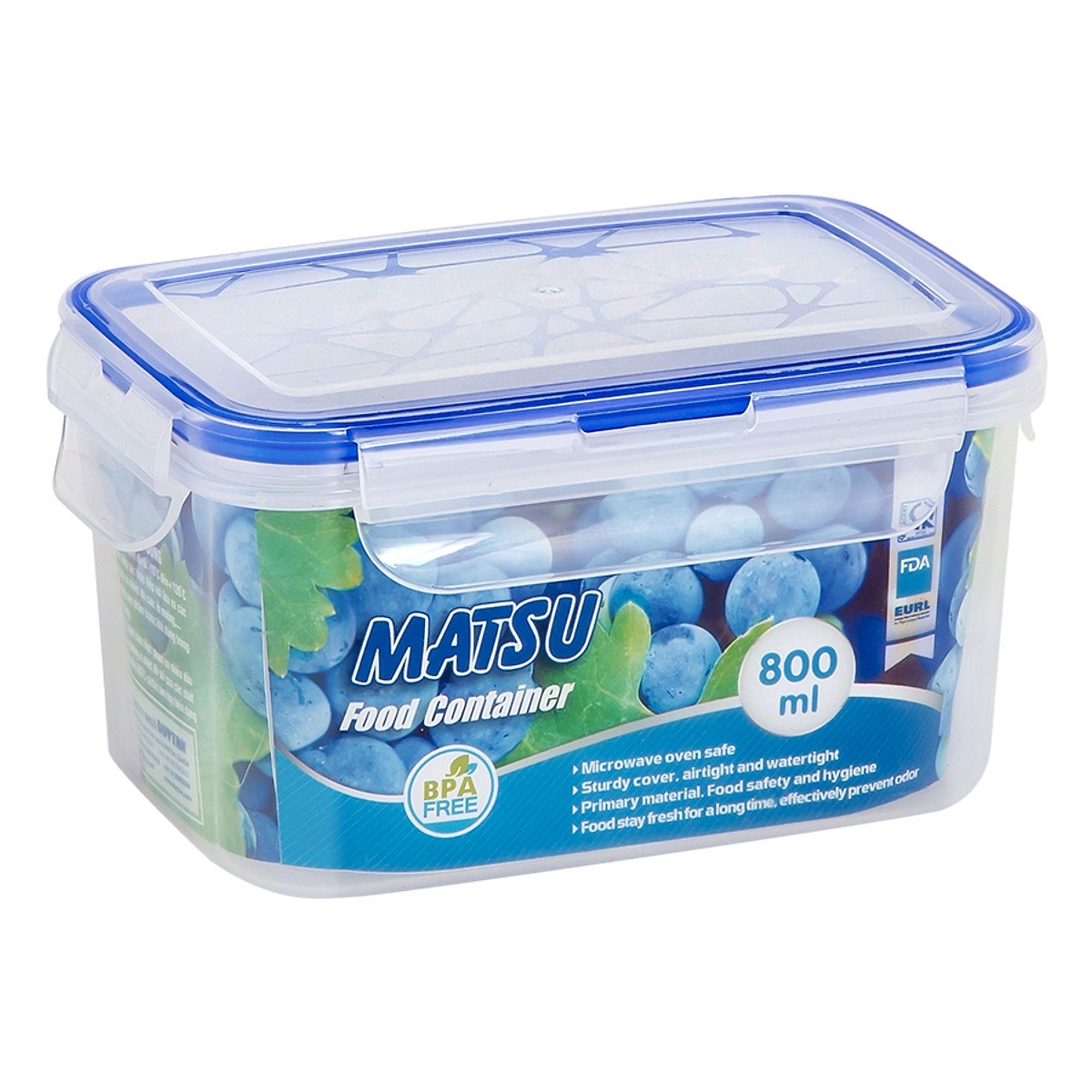 Hộp Thực Phẩm CN Matsu Duy Tân No.432 Trong Suốt Không Màu 800ml