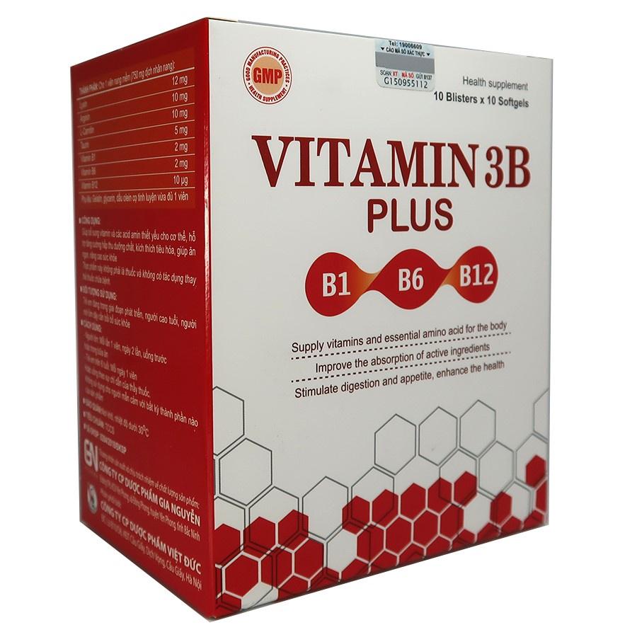 Viên uống bổ sung Vitamin 3B Plus