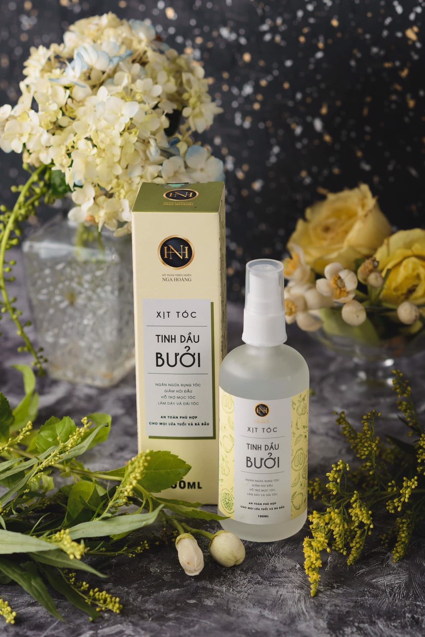 Tinh dầu bười dạng xịt Nuôi dưỡng sâu từ chân tóc,giúp kích thích mọc tóc nhanh