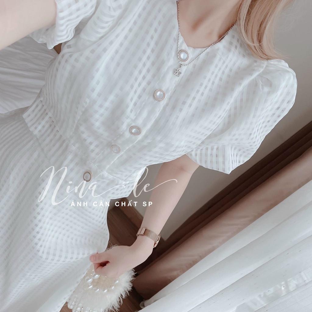 Set bộ đồ nữ áo croptop mix chân váy dài tiểu thư sang chảnh thích hợp với các nàng đi chơi, dạo phố hoặc dự tiệc