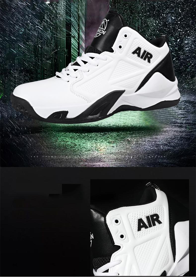 Thương Hiệu Giày Chạy Bộ Nam Trắng Cao Cấp Giày Sneaker Nam 2022 Ngoài Trời Chống Trơn Trượt Đệm Unisex Huấn Luyện Giày Bóng Rổ Người Đàn Ông Color: Black Green Shoe Size: 38