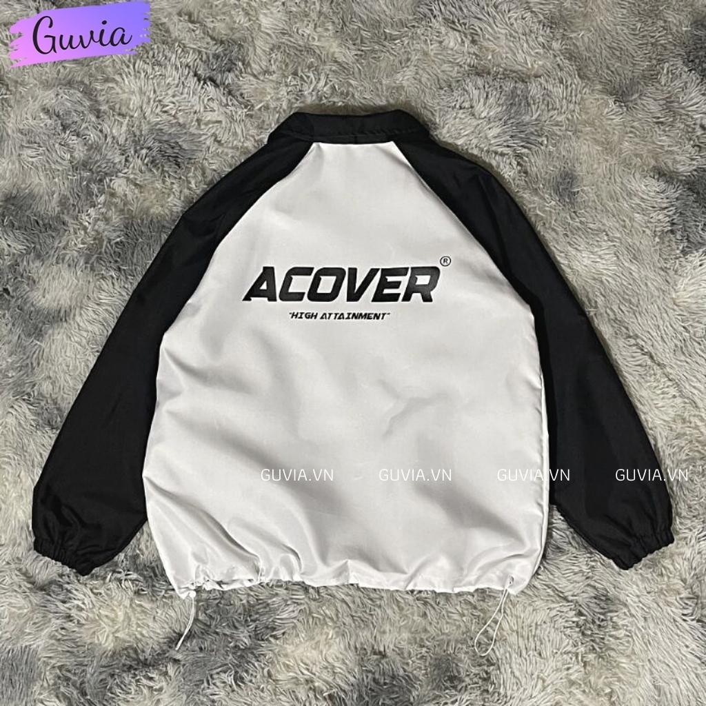 Áo Khoác Bomber Dù ACOVER Nam Nữ Ulzzang Unisex Kiểu Form Rộng 2 Lớp Jacket