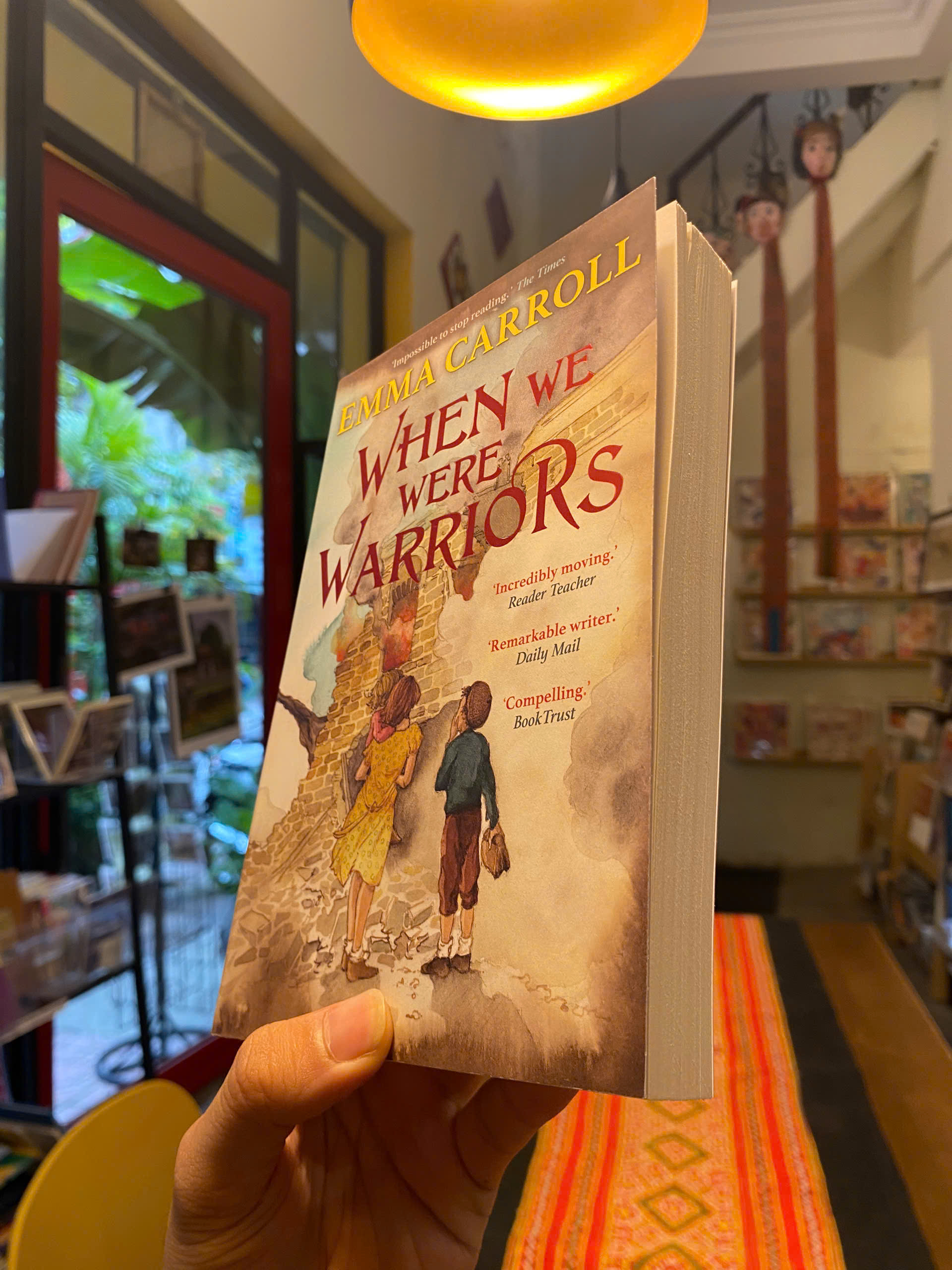 Sách - When We Were Warriors by Emma Carroll - Sách thiếu nhi tiếng Anh/ Children English Book