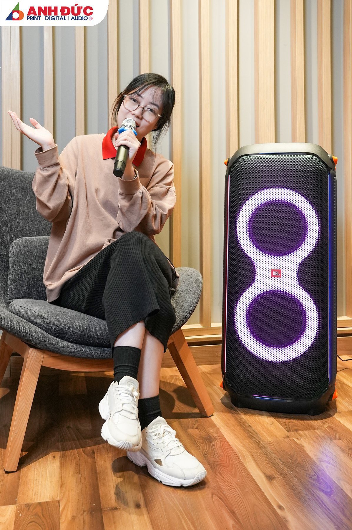 Loa Bluetooth Karaoke JBL Partybox 710 - Hàng Chính Hãng PGI