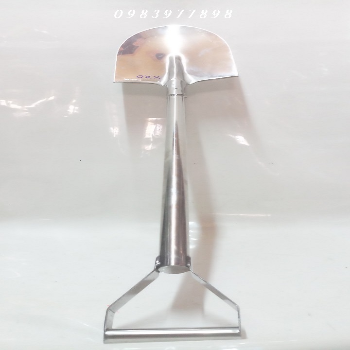 XẺNG INOX 304 CÁN CÓ TAY CẦM.