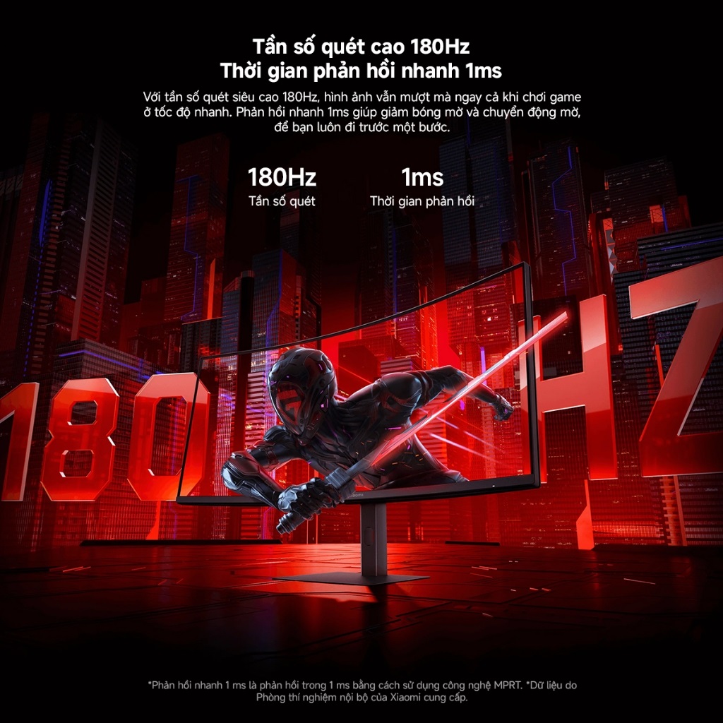 Màn Hình Cong Gaming Xiaomi 2K Curved Gaming Monitor G34i (34inch/180Hz/1ms) - Hàng Chính Hãng