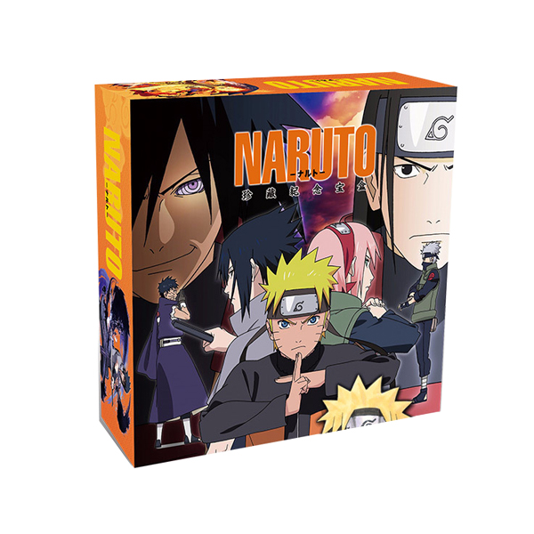 Hộp quà tặng anime Naruto mini vuông gồm nhiều món quà tặng xinh xắn độc đáo