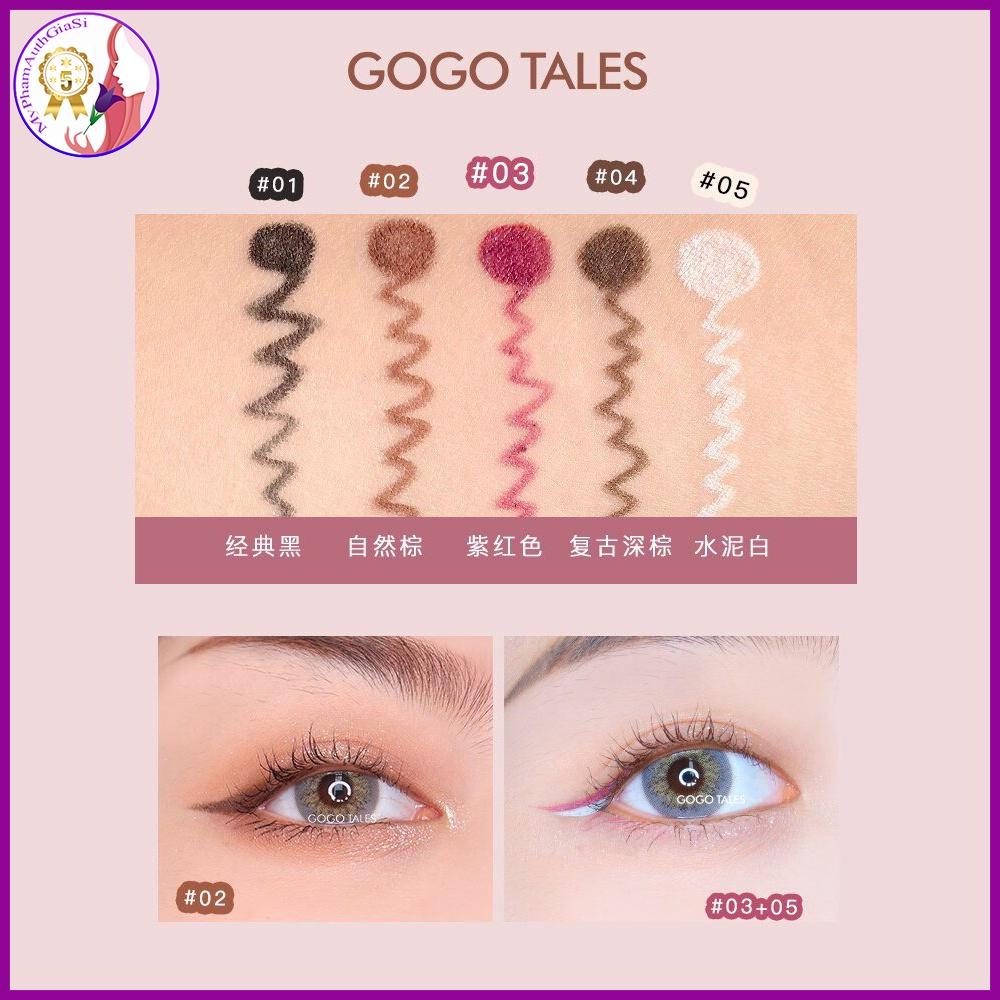 Chì kẻ mắt Gogo Tales hoa cúc dạng sáp chống nước