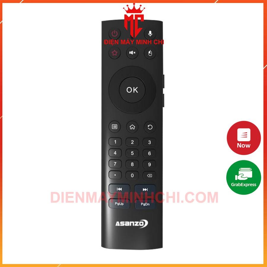 Remote điều khiển giọng nói kiêm chuột bay smart tivi Asanzo HD03C - Hàng Chính Hãng