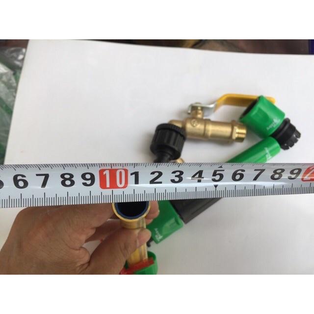 Bộ vòi tưới nước + cút nối nhanh 12-16