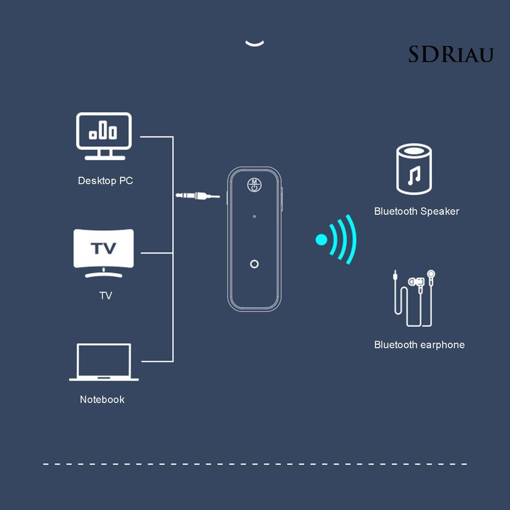 Thiết Bị Thu Phát Bluetooth Qcdz 2 Trong 1 Cho Xe Hơi