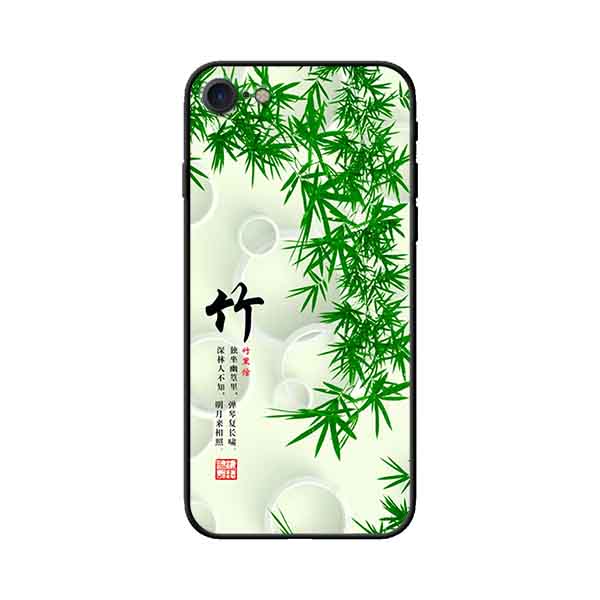 Ốp Lưng in cho iPhone 7/8 Mẫu Tranh Nền Tre - Hàng Chính Hãng