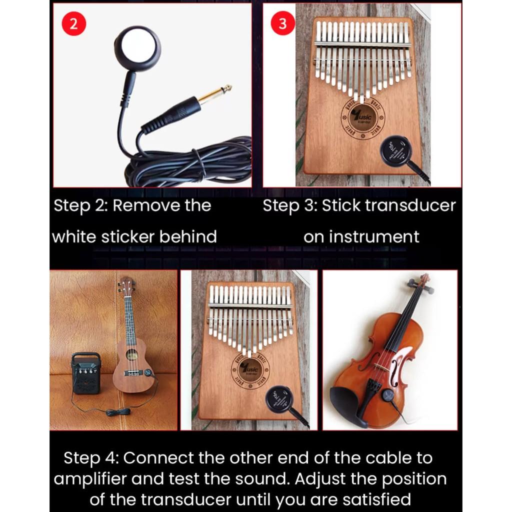 GUITAR PICKUP ADELINE AD35 CHO GUITAR ACOUSTIC / CLASSIC / UKUELE / Violin