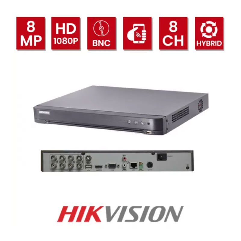 Đầu ghi hình HDTVI 8 kênh 8MP HIKVISION DS-7208HTHI-K2 (hàng chính hãng bảo hành 24 tháng)