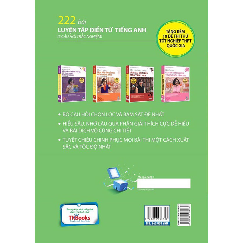 222 Bài Luyện Tập Điền Từ Tiếng Anh