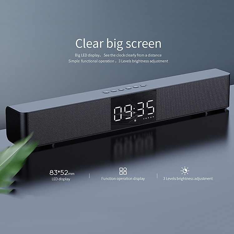Loa Bluetooth Xiaomi Mifa Soundbar K3 2 Âm thanh nổi Màn hình kỹ thuật số lớn Không dây Bluetooth 5.0 Hỗ trợ TWS