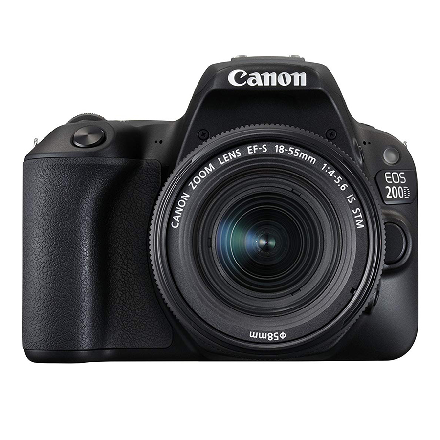 Máy Ảnh Canon EOS 200D KIT 18-55 IS STM (Đen) - Hàng Nhập Khẩu