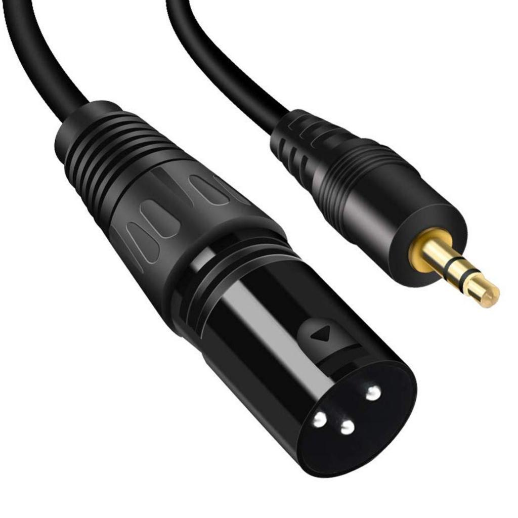 Audio 3.5mm Male to XLR Stereo Cable Headphone Jack Audio Adapter Cable