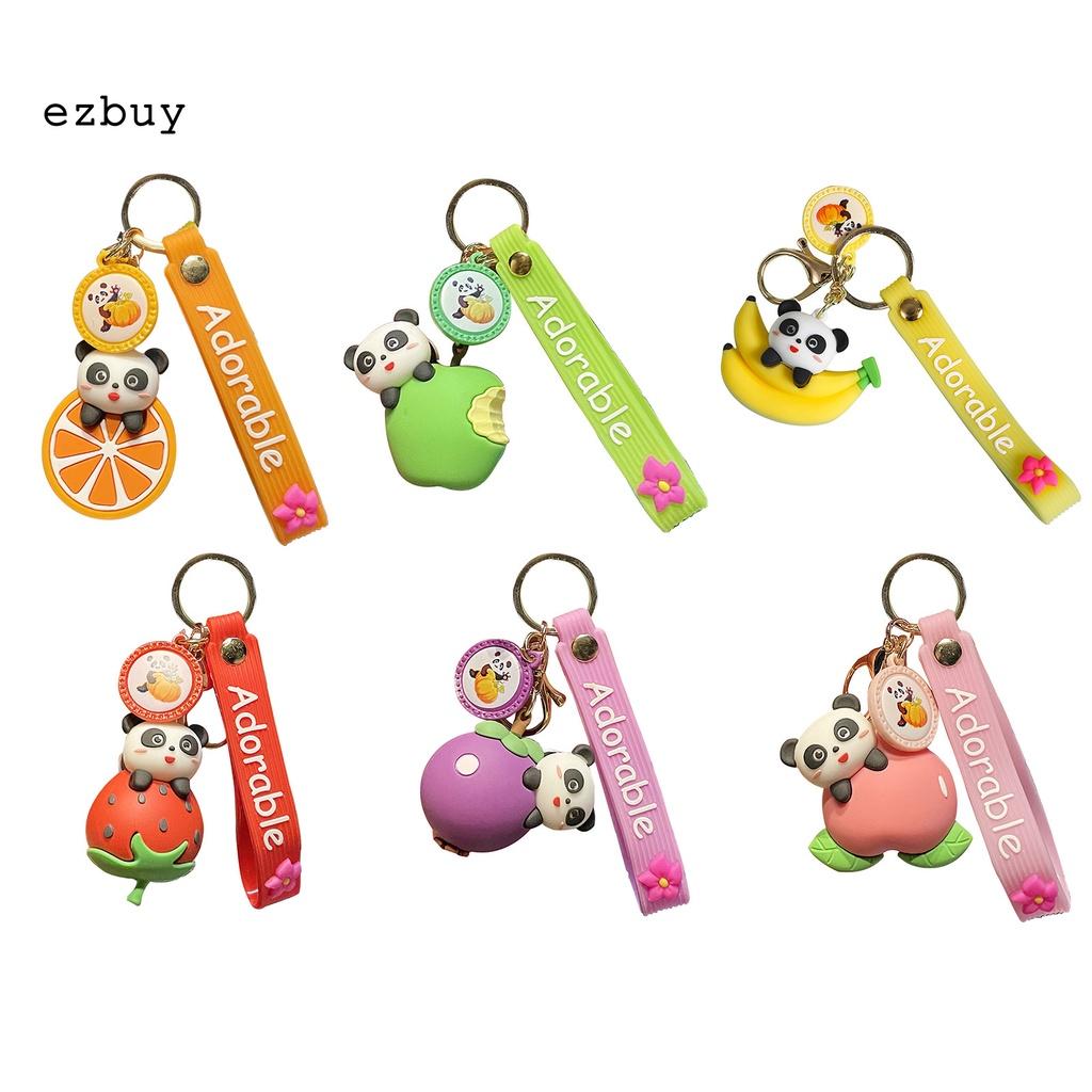 Móc khóa mini hình động vật dễ thương dùng trang trí xe hơi