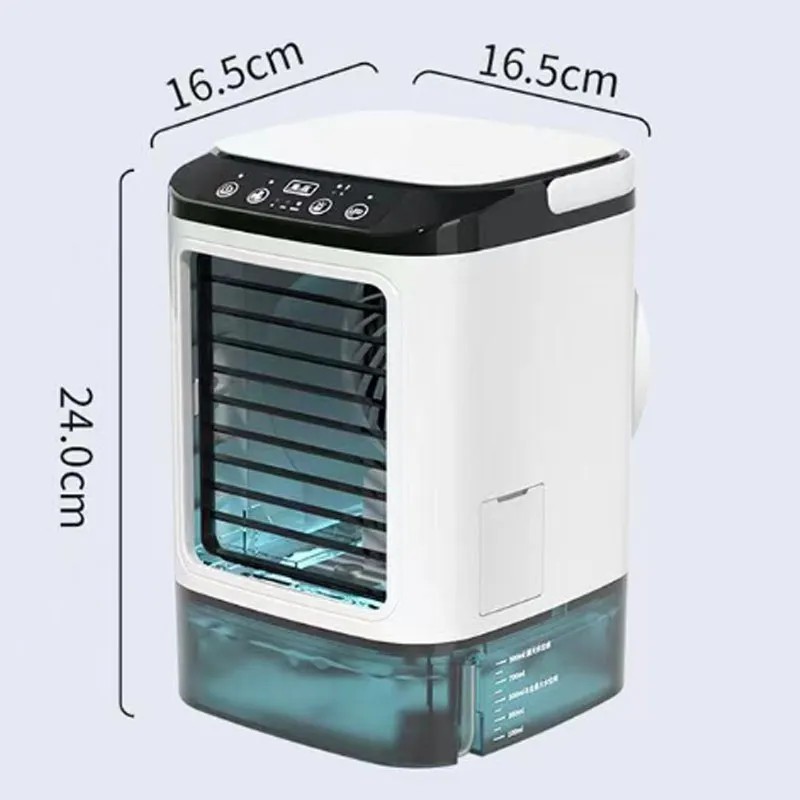 Quạt Lạnh Hơi Nước Quai Xách Di Động CLEAN AIR Q II - thế hệ mới mát hơn