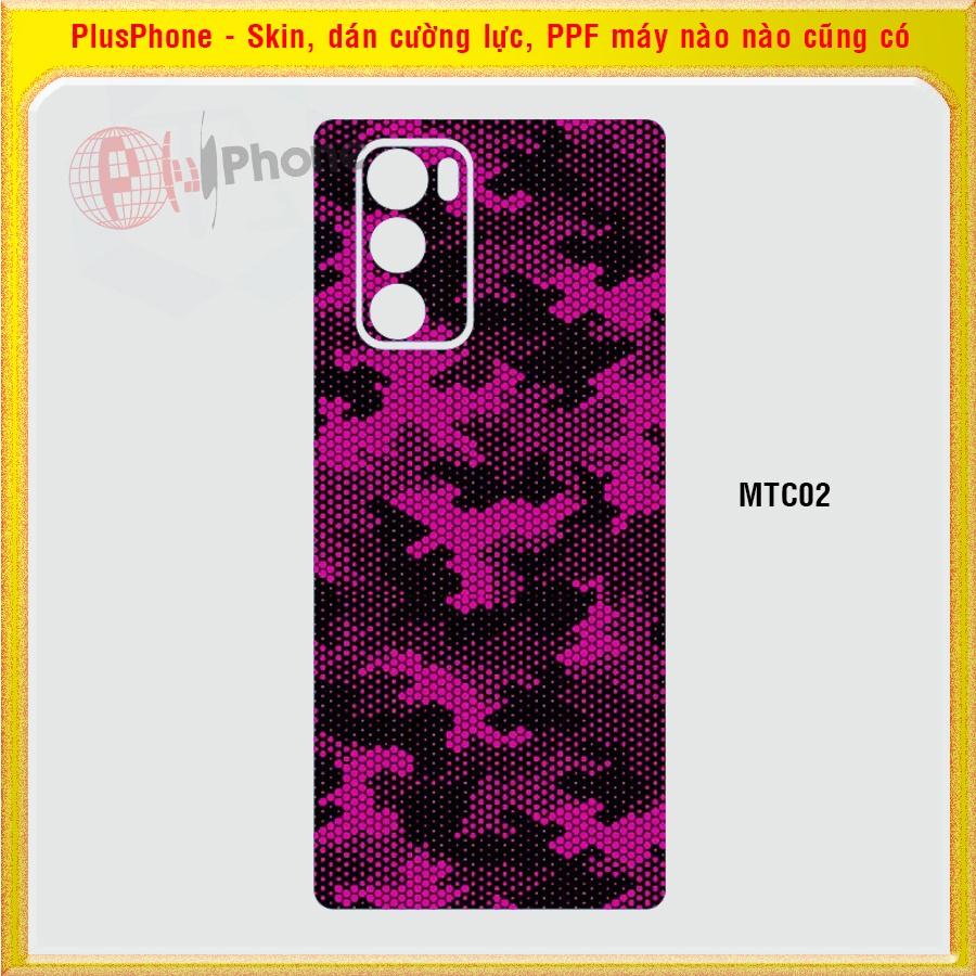 Dán Skin cho điện thoại LG Wing 5G màu matrix camo