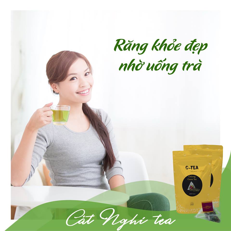 Trà Túi Lọc - Trà xanh Olong Cat Nghi Tea (60gr)