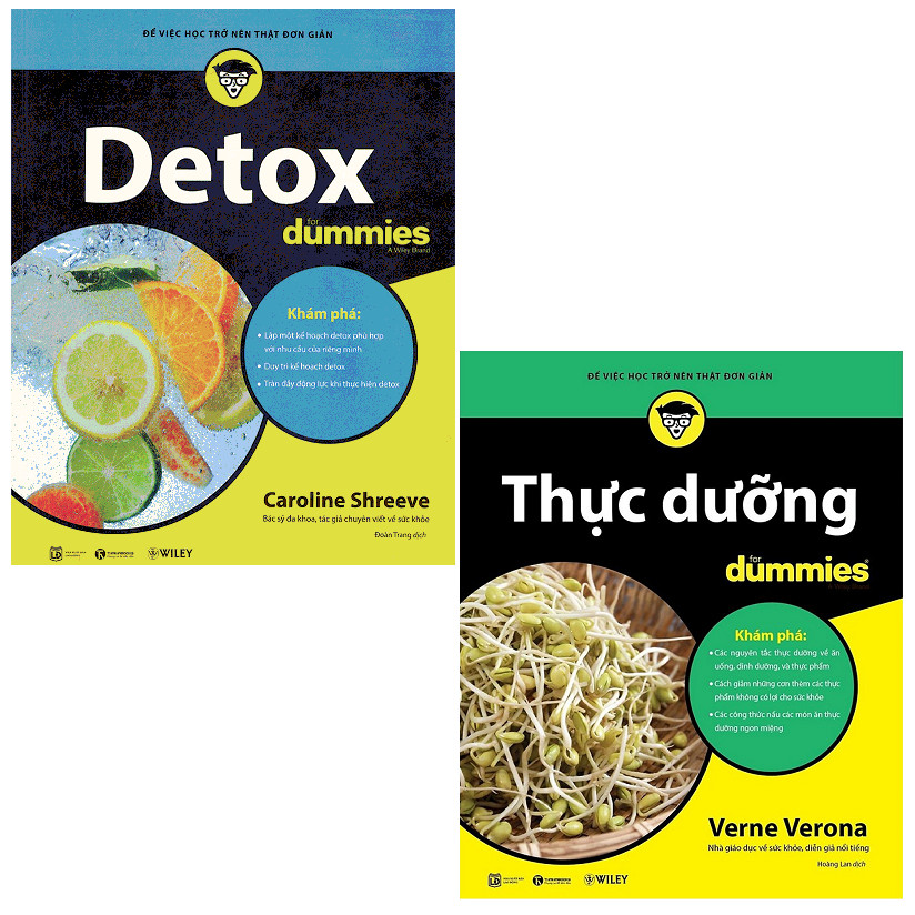 Combo Thực Dưỡng For Dummies Và Detox For Dummies