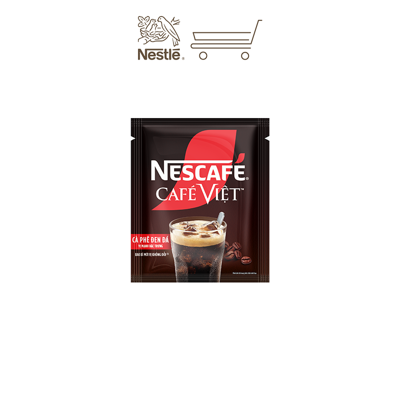 [Tặng Ca đá 1L] Combo 3 Bịch Cà phê Hòa tan NESCAFÉ CAFÉ VIỆT 35 gói Vị Mạnh đặc trưng