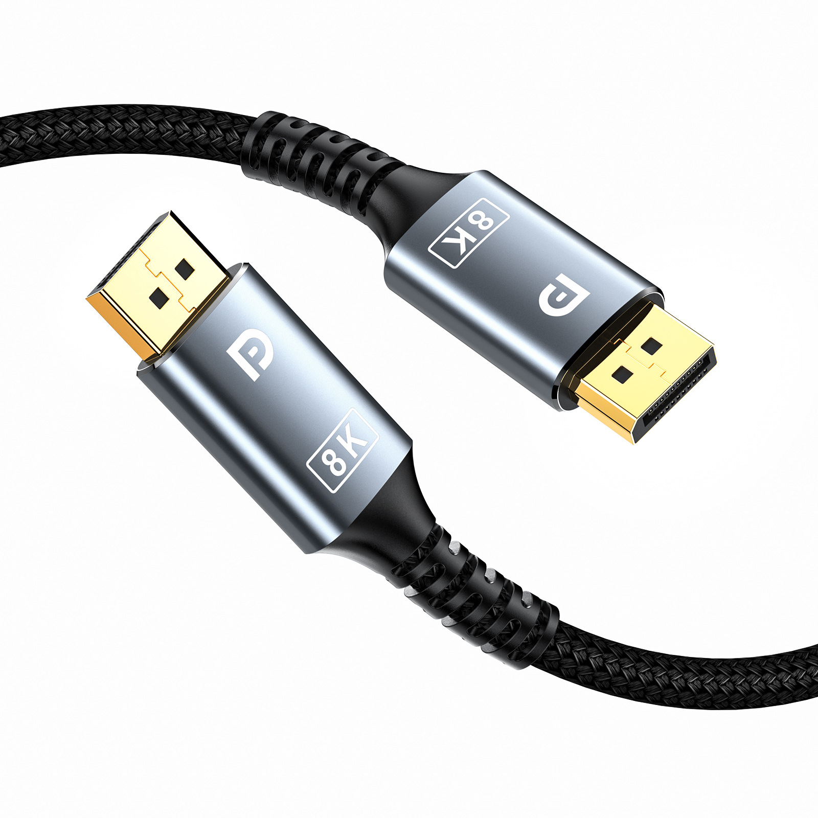 Cáp DisplayPort FIRO - Dây DisplayPort 1.4 8K/60Hz/32,4Gbps - Dây Cáp DP to DP - Dài 3M Lõi Dù Dùng Cho Tivi / Máy Tính / Playstation - Hàng Chính Hãng