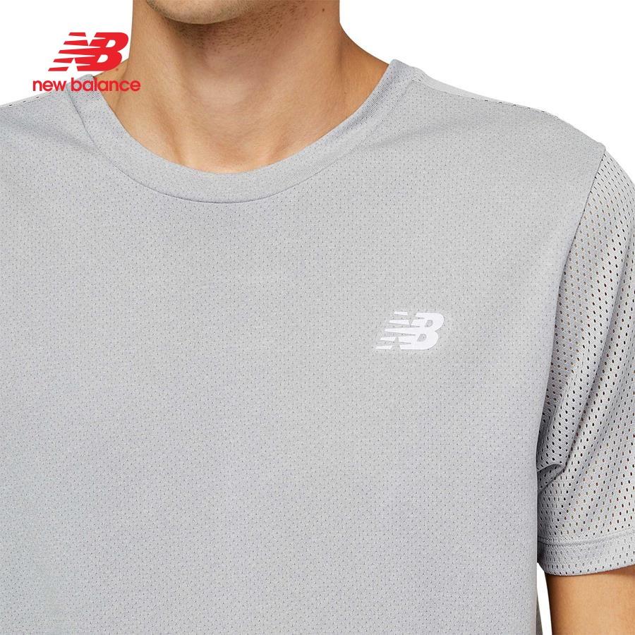 Áo thun thể thao nam New Balance APP RUNNING T-SHIRT M ATHGRYHT - MT23207AGT (form quốc tế)