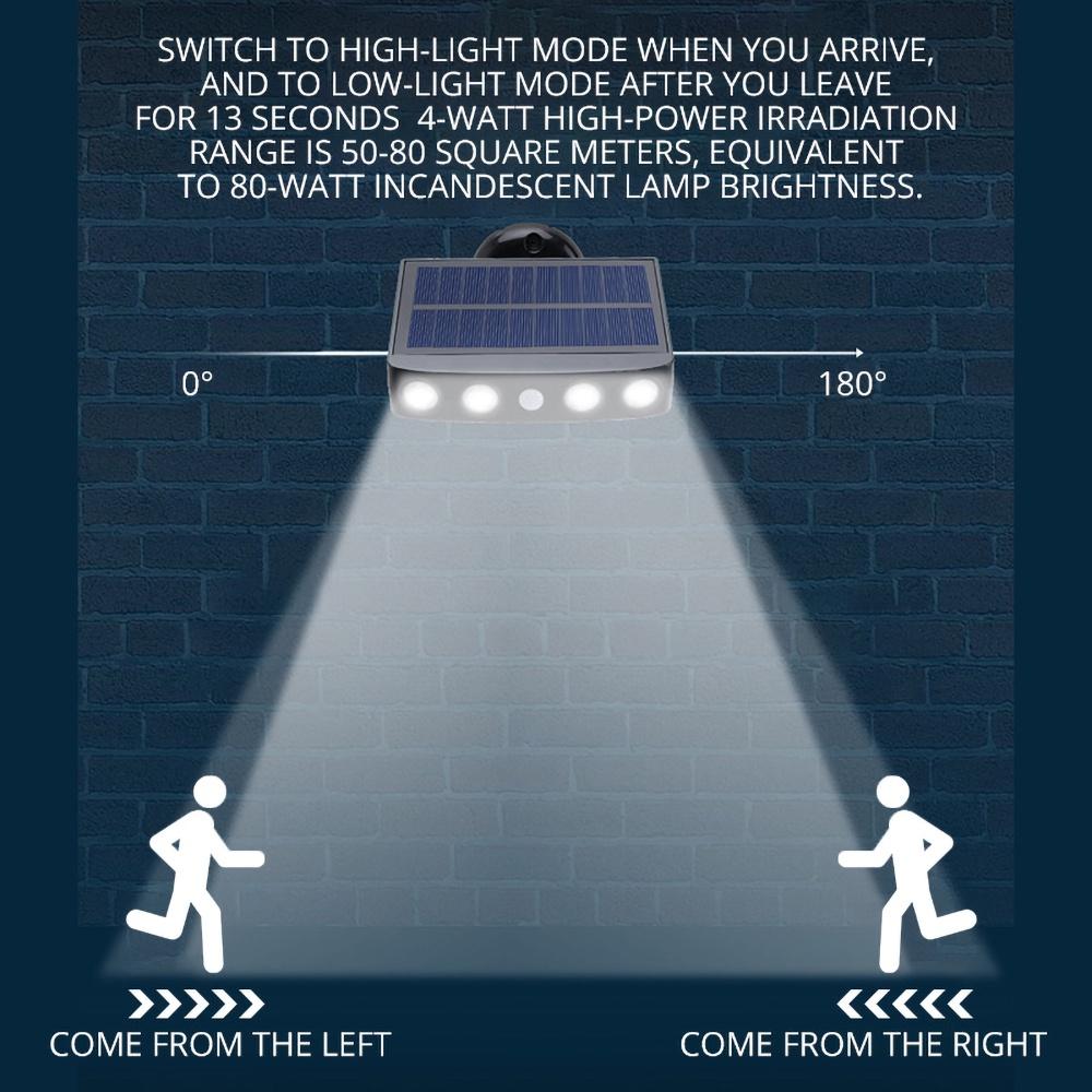 Đèn Led Gắn Tường Sử Dụng Năng Lượng Mặt Trời Chống Thấm Nước IP65