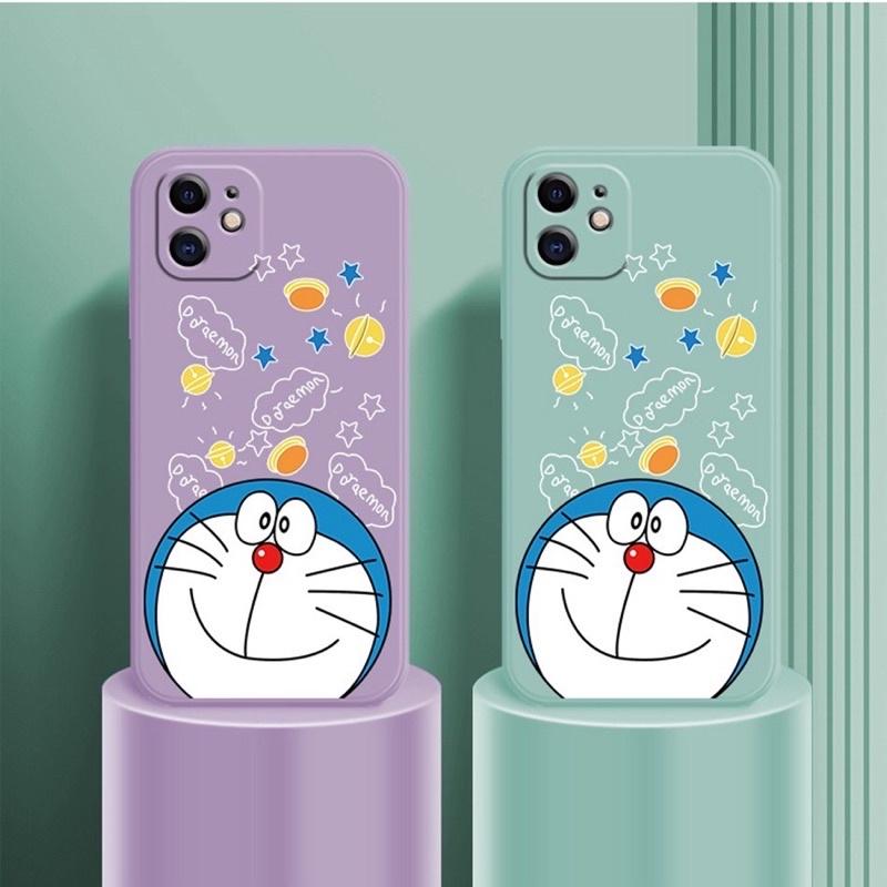 Ốp lưng dành cho iPhone 13 Pro Max, 13 Pro chất lượng cao in hình Doraemon có màn bảo vệ camera