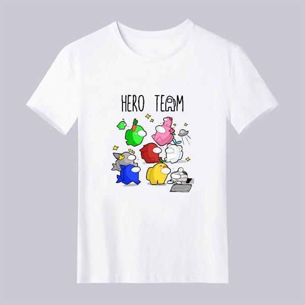 Áo Among us Hero Team Màu Trắng