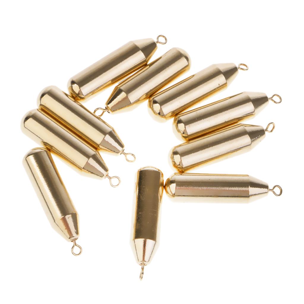 Copper Weight Sinkers /Fishing Weights Sinker Bulk Sinker Weights Kit Gold