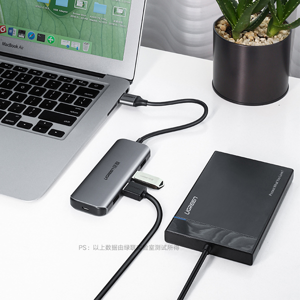 Bộ chia USB 3.0 ra 4 cổng Ugreen UG-50768 - Hàng Chính Hãng