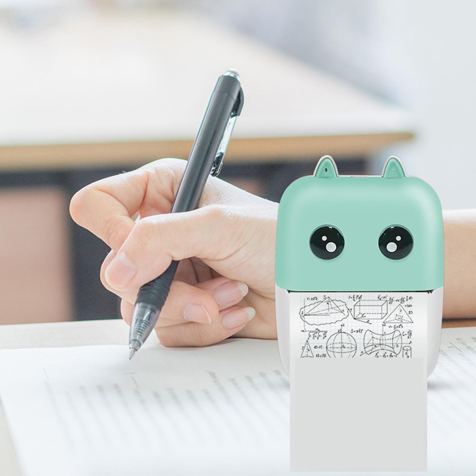 Mini Pocket Thermal Printer USB Cable Bluetooth for Mobile Phone Label