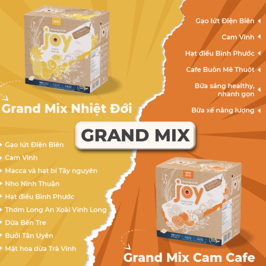 Ngũ cốc dinh dưỡng nguyên hạt mix cam cafe LOTUS HFC 300g, granola hữu cơ tăng cường hệ miễn dịch cải thiện dinh dưỡng