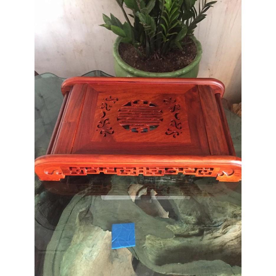Khay trà cuốn thư gỗ hương cao cấp