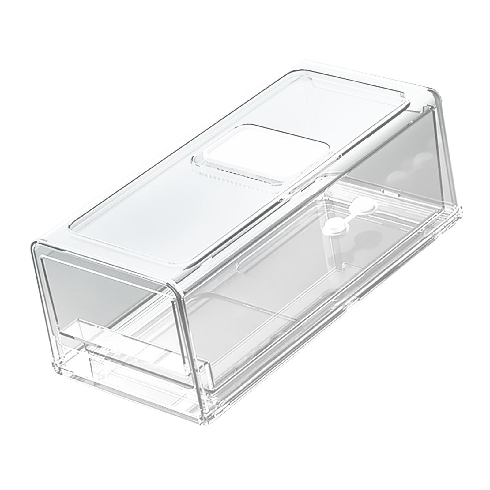 Refrigerator Organizer Box Drawers Holder for Cabinets Household Kitchen