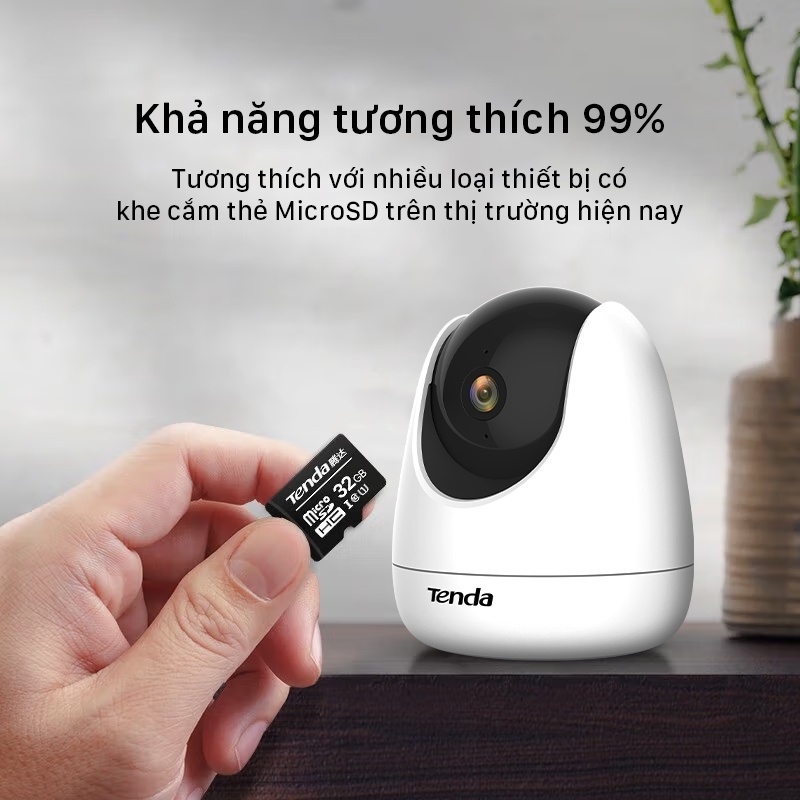 Thẻ nhớ microSDHC Tenda 32GB upto 100MB/s - Hàng chính hãng