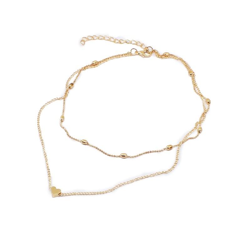 Vòng cổ Titan 2 lớp phong cách Hàn Quốc