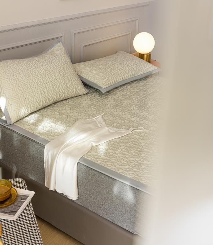 Chiếu Điều Hòa Cao Su Non Latex Modern Lidaco Cao Cấp Siêu Thoáng Mát - Be - 1M6X2M