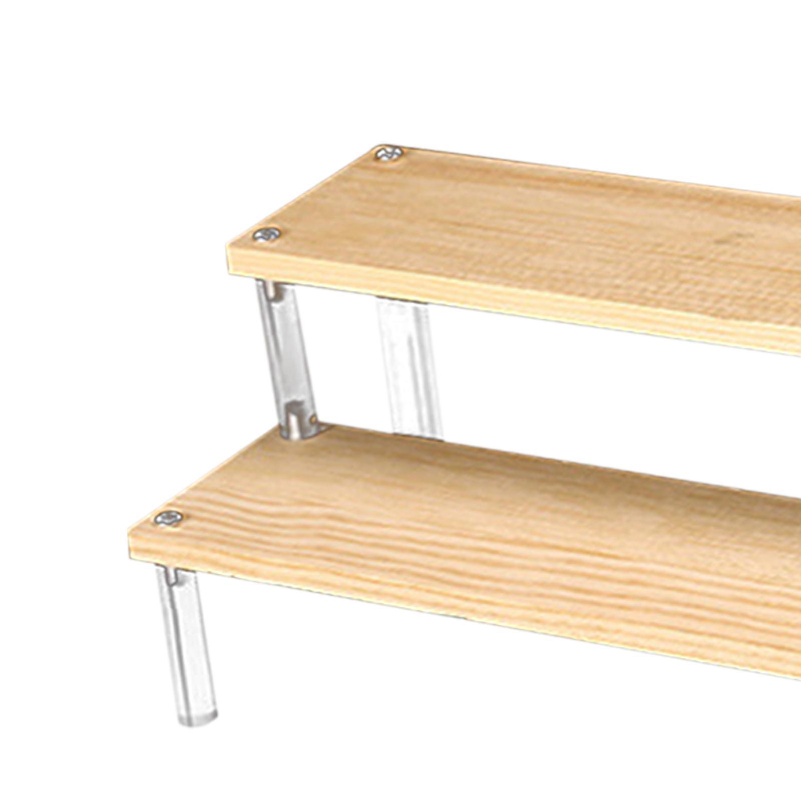 Transparent Acrylic Display Riser Shelf Dessert Display Cupcakes Holder Risers