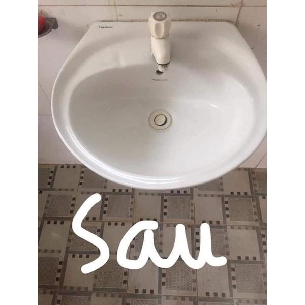 Dung dịch tẩy rửa cặn canxi vách kính, vòi sen inox ,tẩy chậu rửa mặt 300ml