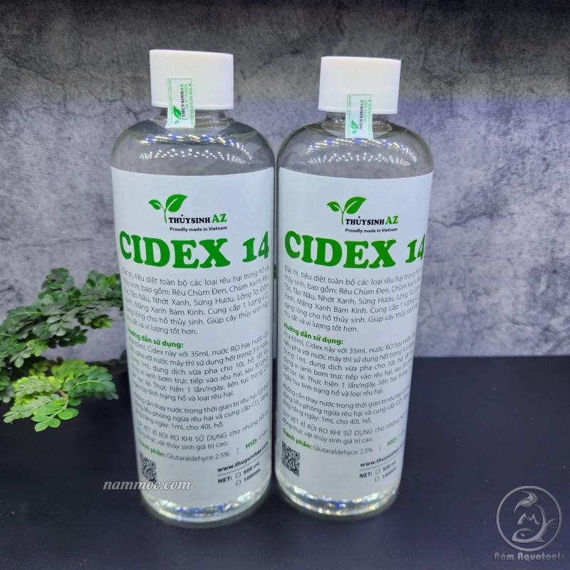 Cidex 14 Nguyên Chất - Dung Dịch Phòng & Trị Rêu Hại Cho Bể Cá Thuỷ Sinh